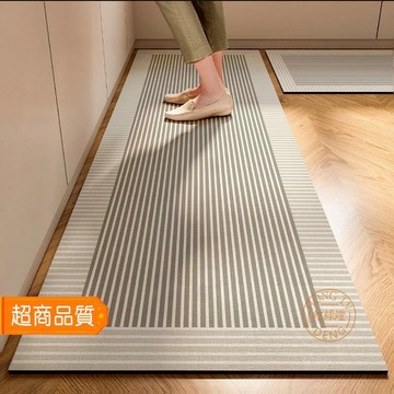 台灣出貨 廚房防滑地墊 客製訂製日式線條 侘寂風 廚房地墊防水放油 珪藻土地墊 矽藻土軟地墊 腳踏墊 防滑地墊 吸水地墊