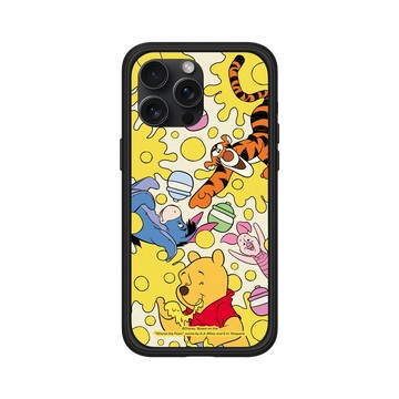 iPhone 15 Pro Max Mod NX 黑 - 迪士尼-小熊維尼 Disney Winnie The Pooh - 蜂蜜狂歡派對