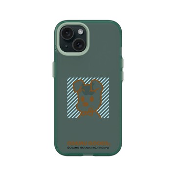 iPhone 15 Clear 憂墨綠 - OSAMU GOODS - 多彩系列-Dog