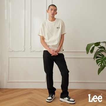 Lee 743 彈性舒適中腰直筒牛仔褲 男 深灰洗水 LB517030898