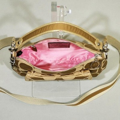 週末限定値下げ！COACH ポピー　ゴールド 　ショルダー ハンドバッグ2way 楽天市場】【中古】【バッグ】COACH コーチ ポピー ハンドバッグ