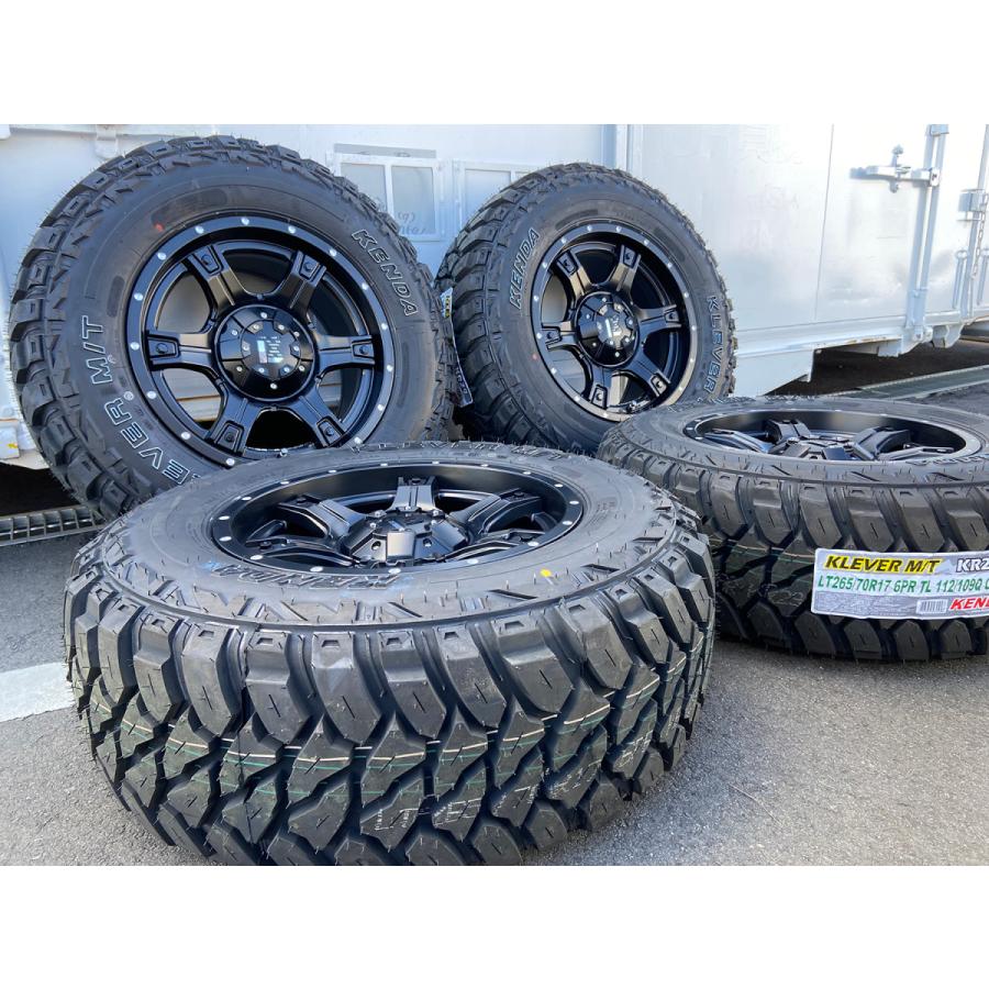 新品 VORTEK VRT604 17x9 ハイラックス サーフ プラド 17インチマッドタイヤホイールセット NITTO RIDGE GRAPPLER 265/70R17 285/70R17