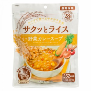 11421638 アルファー食品 サクッとライス 野菜カレースープ 190g ×40袋セット