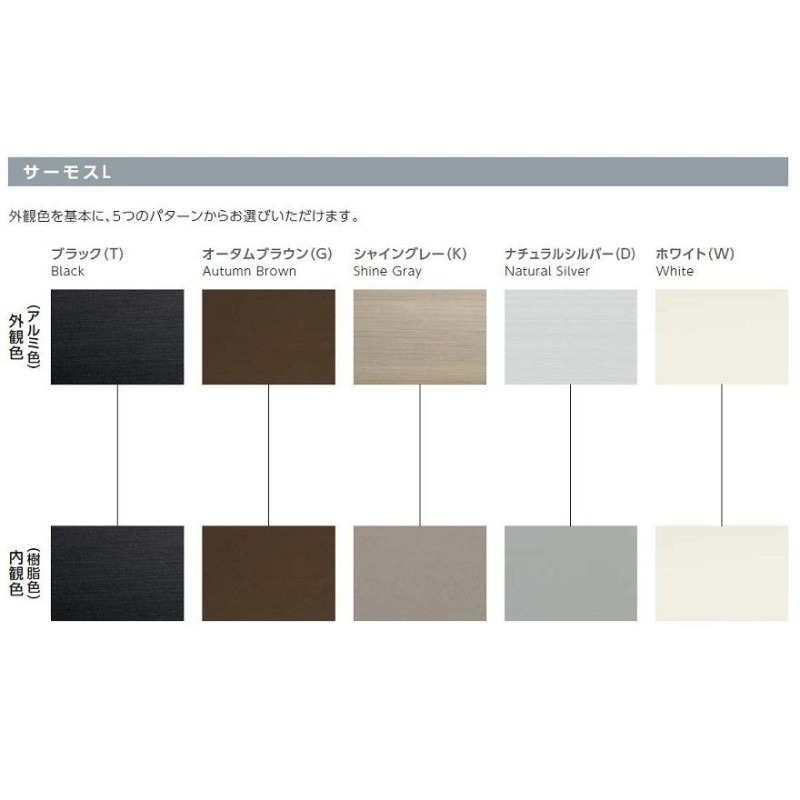 居室用出窓 LL220型 サーモスLタイプ 一般複層ガラス / アルミ