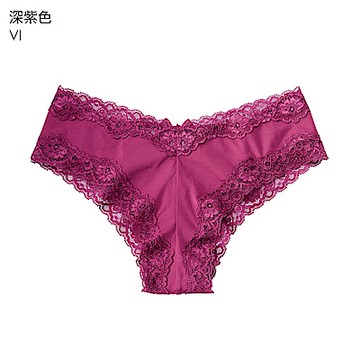 aimerfeel 單品內褲  蕾絲花邊5  半臀內褲 三角褲  單品內褲 -954222-VI