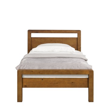 Homelike 喜家居單人3.5尺床架組(2色可選)(2264)胡桃色