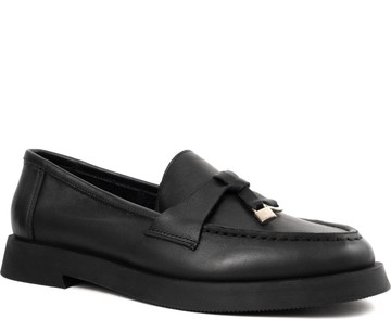 LA CONTE BLACK CASUAL CLOSED LOAFERS 黑色女款鞋子