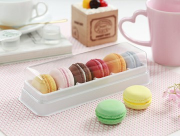 【CD16】5入PET馬卡龍包裝盒 透明食品級材質 6粒裝 烘焙包裝盒 西點盒 包裝盒 塑膠盒 台式馬卡龍 牛粒 蛋糕包裝 餅乾盒 吸塑盒  長方形盒 法式甜點【領券滿額再折千12/31止】