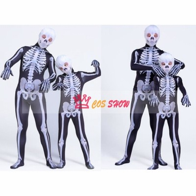 お値下げ‼️人骨模型ジャンク難ありハロウィンディスプレイハロウィン衣装に❗️ ハロウィン コスプレ衣装 スケルトン 骸骨 髑髏 全身 タイツ