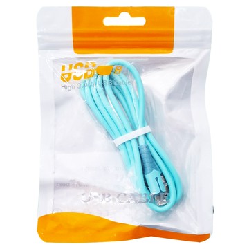 德利生活 矽膠充電線 iPhone 1m 藍色 柔軟不易打結 安全可靠  1條