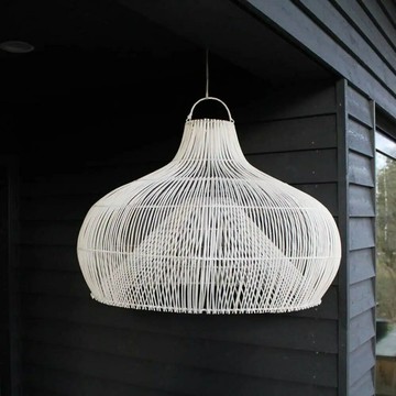 ??快速出貨?? 附發票 木羊北歐侘寂風藤編吊燈創意藤編餐桌燈簡約客棧民宿客廳藤藝燈具