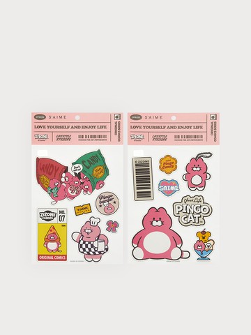 S'AIME ZIZONE萬用貼紙(2入一組)