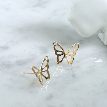 Ulysses K18 耳環 1個 【FP126】