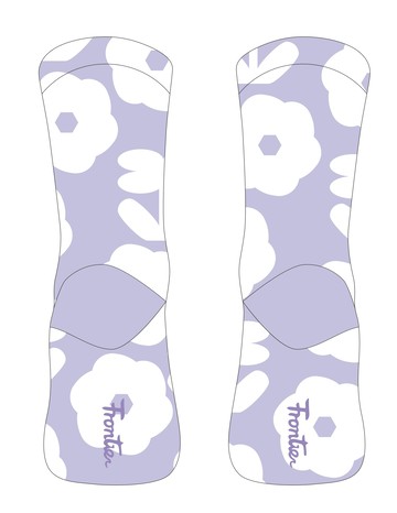 Antibacterial Socks 女仕抗菌自行車襪 (丁香紫)