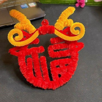 🔥新品🔥扭扭棒燈籠鞭炮掛件手工diy龍年新年禮物創意材料包春節幼兒園手作心意禮物 扭扭棒材料包 DIY材料