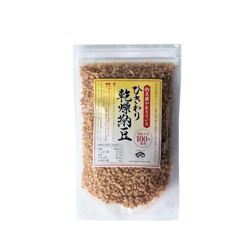 ひきわり 乾燥納豆（140g） 国産大豆 無添加 フリーズドライ納豆 備蓄用納豆 ドライ納豆 なっとう粒玉 お子様や愛犬愛猫のおやつ お酒のおつまみ