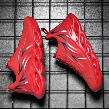 男士運動鞋 跑步鞋透氣飛織刀鋒潮鞋 運動男鞋