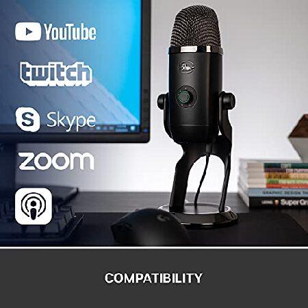 Blue Yeti x Professional Condenser USB Microphone with High-Res Metering, LED Lighting ＆ Blue Vo!Ce Effects for Gaming, Streaming ＆ Podcasting On PC