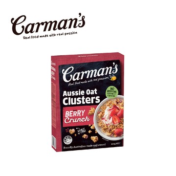 [澳洲 Carmans] 草莓莓果脆穀塊 (450g/盒)