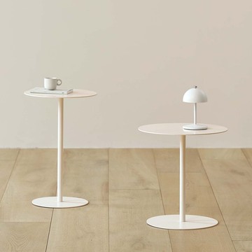 【MH家居】波爾沃鐵質圓形小茶几 茶幾 邊桌 沙發邊桌 桌邊几