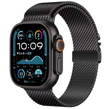 TOYSELECT傘扣米蘭金屬Apple Watch錶帶