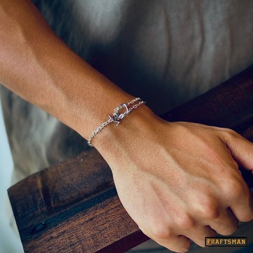 【戶外925純銀山系】手鏈 銀鏈 abseiling climbing