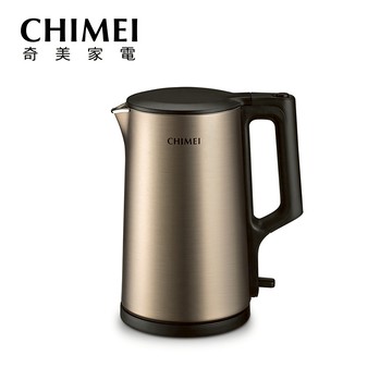 【CHIMEI 奇美】1.7L 不鏽鋼三層防燙快煮壺-古銅金(KT-17MS05)
