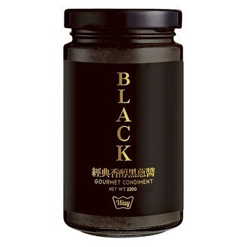 Way Sauce 經典香醇黑蔥醬  220g  1罐