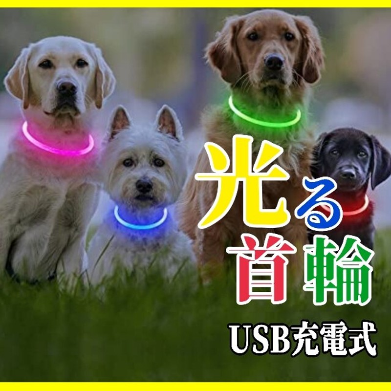 犬猫用 光る首輪 ペット用品 夜の散歩 LEDライト 事故防止 調節可能 USB充電式 首輪 通販 LINEポイント最大1.0%GET |  LINEショッピング