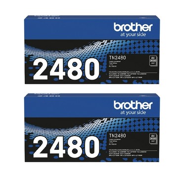 BROTHER TN-2480 原廠黑色碳粉匣(3入組)