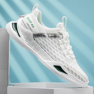 男鞋秋季透氣薄款網面新款韓版潮流帆布百搭運動休閑小白潮鞋