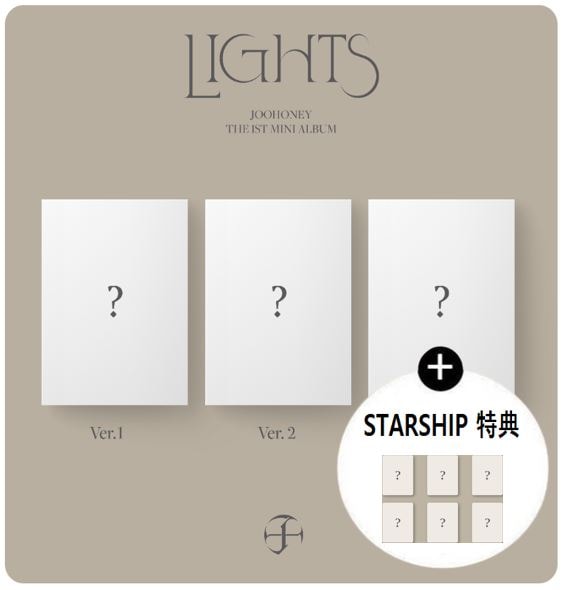 (3種セット)- THE 1ST MINI ALBUM LIGHTS   (VER.1) (VER.2) (VER.3)