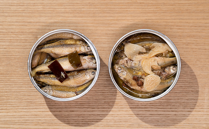 京モロコ 缶詰 2種各1個セット（計2個）[ ホンモロコ オイル煮 アヒージョ
