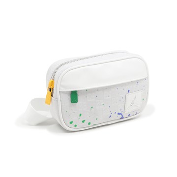 [ACS] Nike 斜背包 Jordan Monogram 白 潑墨 肩背 側背 喬丹 JD2513020AD-001