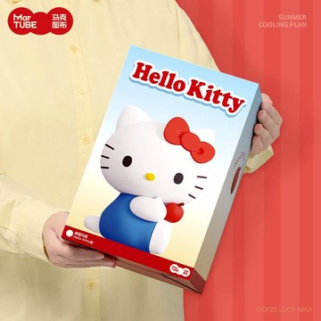 臺現🚚馬克圖布 Hello Kitty 聯名風💕扇 桌面搖頭💕扇 辦公室靜音小風💕扇 女生生日禮物 治癒系周邊 禮物首選