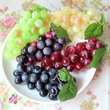 仿真葡萄串假水果模型櫥窗擺件道具農家樂裝飾田園拍照兒童玩具