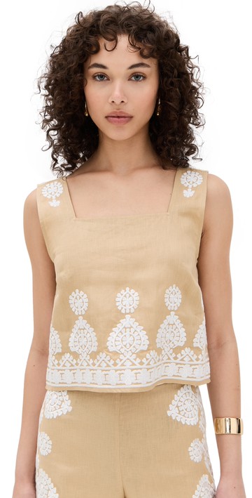 Figue Isabelle Top TRAVERTINE SAND XS