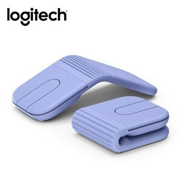 【Logitech 羅技】MOBI 無線折疊滑鼠｜星暮紫