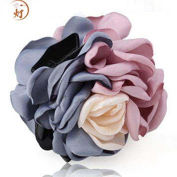 大頭頭花發夾抓夾成人邊夾韓版發飾大號盤發器發抓卡子夾子頂夾