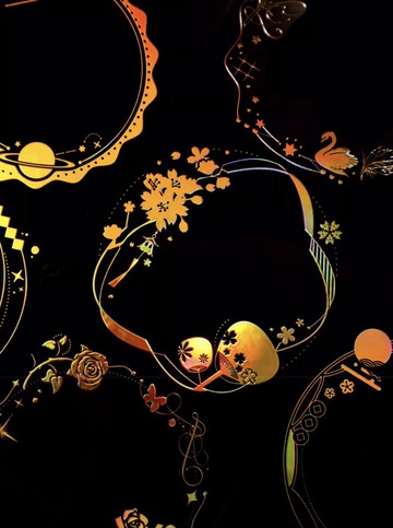 幻夢頤境 まる 圓框框 PET 紙膠帶 鐳射金 鐳射銀 8cm版