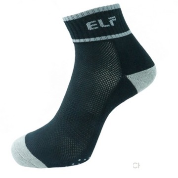 [UF72] elf除臭竹炭/止滑/氣墊/短統單車襪UF5712-(24-28)