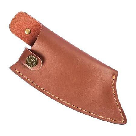 XYJ 8 Inch Leather Chef's Knife Sheath with Belt Loop Knife Case