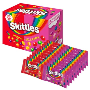 [COSCO代購6] C915777 Skittles 彩虹糖綜合歡樂箱 38公克 X 20包