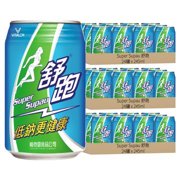 Super Supau 舒跑 運動飲料  245ml  72罐