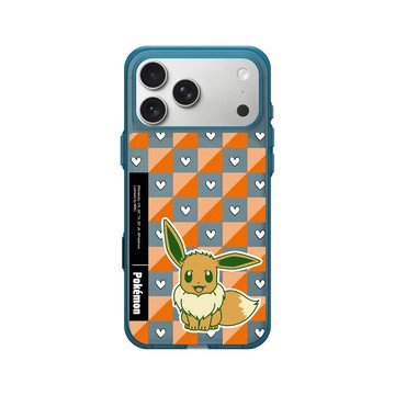 iPhone 17 Pro Max Clear (相機按鈕) 夜幕藍 - 寶可夢 Pokemon - 多彩系列-伊布格紋