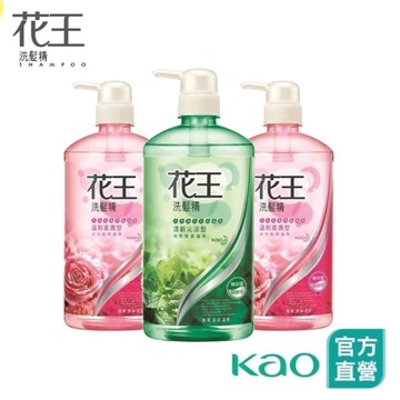 【花王】清新沁涼/溫和柔潤/清新順滑 洗髮精 750ml 3入組 (新舊包裝隨機出貨) │花王旗艦館
