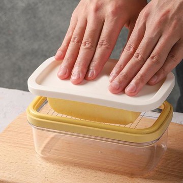 黃油切割盒牛油切割器冰箱保鮮盒收納密封帶蓋黃油分割盒子儲存盒