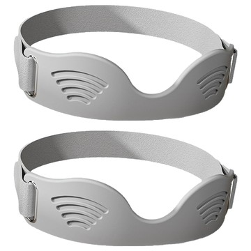 StarGo 3D矽膠加壓髕骨帶 2入組  均碼  1組  灰色