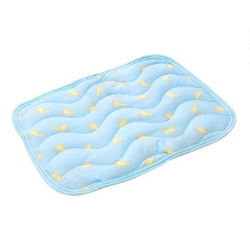 XS 藍色香蕉 涼感面料 寵物涼墊  藍色  1個