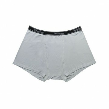├登山樂┤台灣MOUNTNEER 山林 男排汗四角內褲 無開洞 淺灰 # 11K79-08
